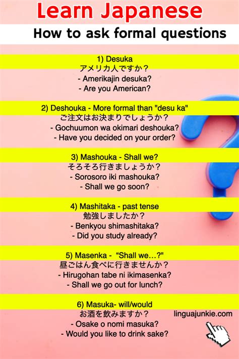 Challenges of Using Japanese Question Mark