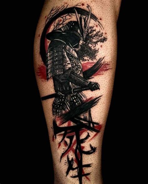 Japanese samurai tattoo symbolism