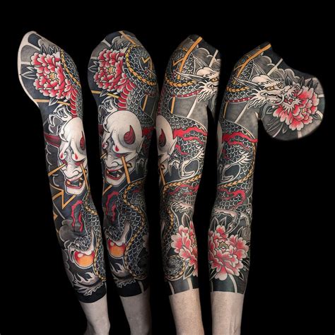 Japanese sleeve tattoo design