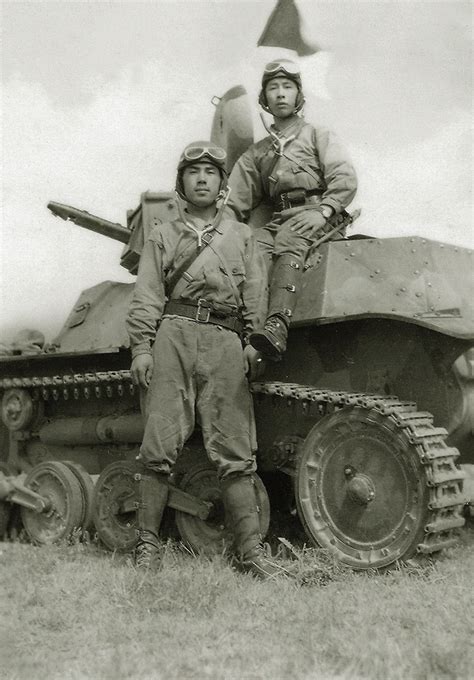 Japanese tank crew