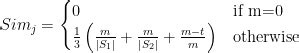 Jaro-Winkler Distance Formula