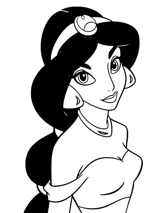 Jasmine Coloring Page