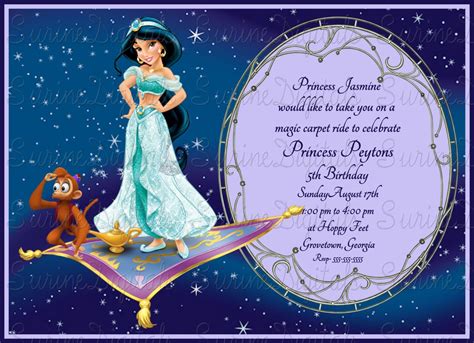 Jasmine Magical Invitation