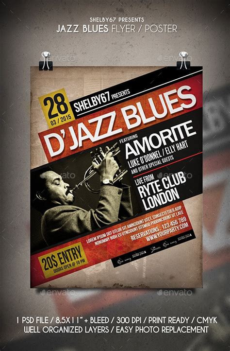 Jazz Blues Flyer Template