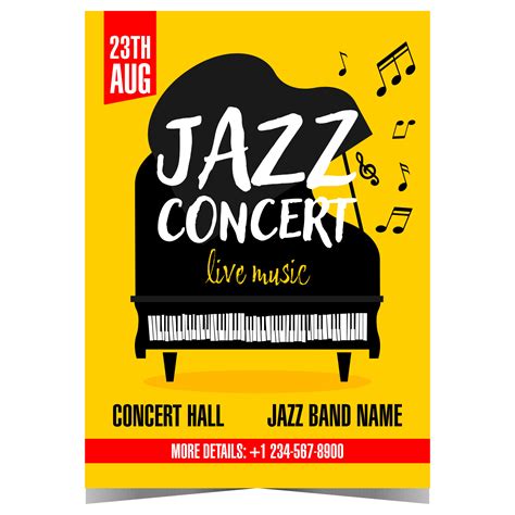 Jazz concert promo video template