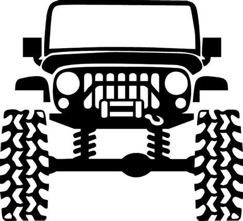 Jeep Stencil Template for Model Restoration