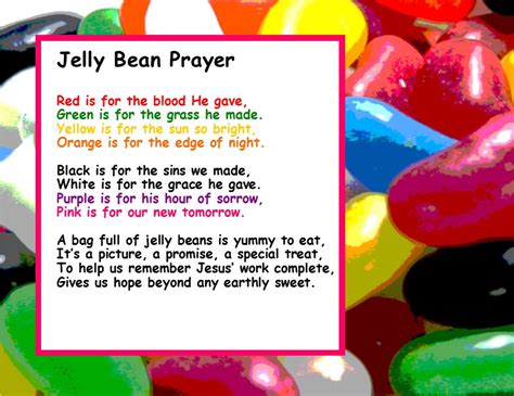 Benefits of Jelly Bean Prayer Printables for Kids