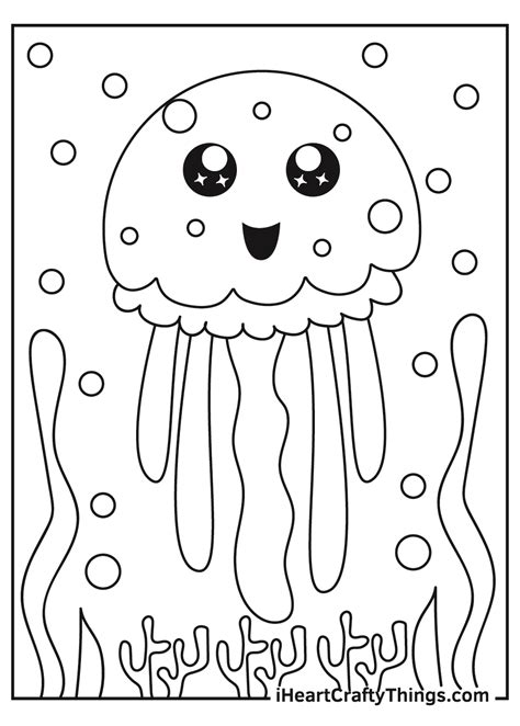 Jellyfish Coloring Page