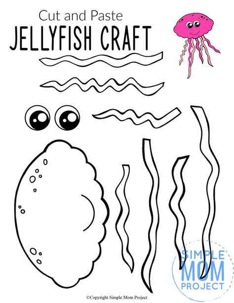 Jellyfish Cut-out Template