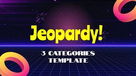 Jeopardy Template 3