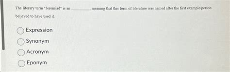 Image of a jeremiad literary term