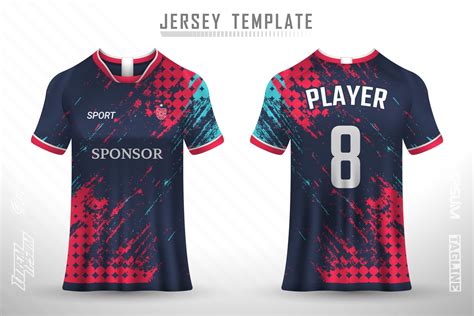 Jersey Design Template in Illustrator