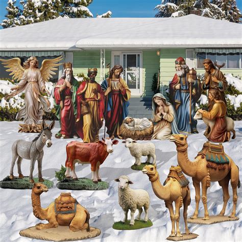 Jesus Christmas outdoor display