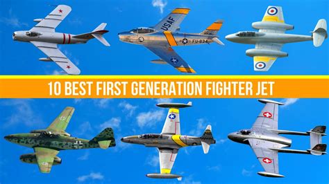 First Generation Jet Fighters