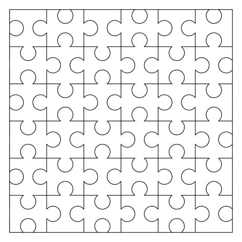 Jigsaw Puzzle Template 9