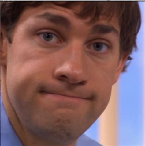 Jim Halpert sarcastic face