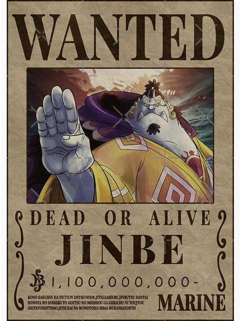 Jinbe Wanted Poster