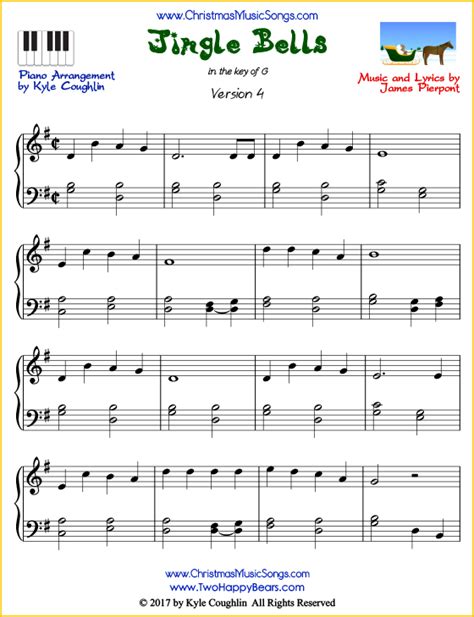 Jingle Bells Printable PDF