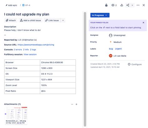 Jira Bug Report Template Review and Update