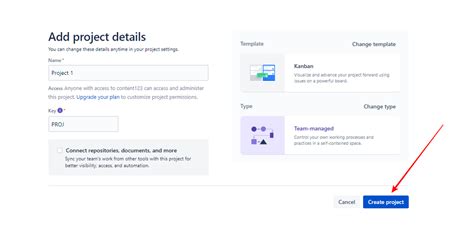 Jira Project Creation