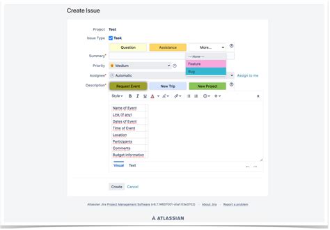 Jira Template Best Practices