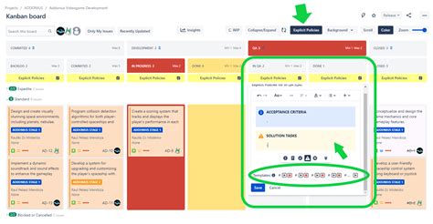 Jira Template Tips