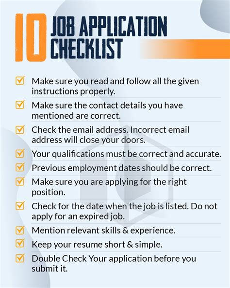 Job application tips