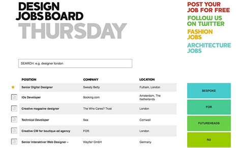 Job Board Design Examples