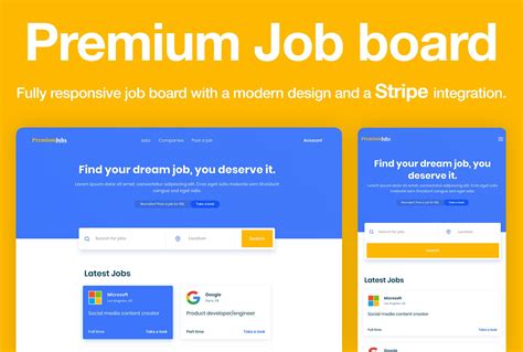 Job Board Template Examples