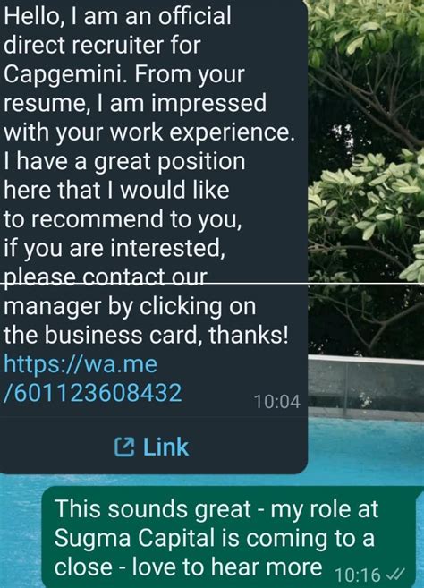 Job offer