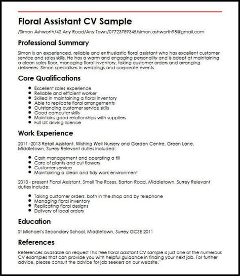 Jobcentre Plus CV Template