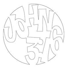 John 3:16 Pumpkin Carving Template