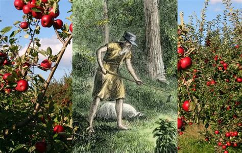 Johnny Appleseed with Apple Trees