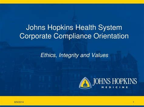 Johns Hopkins PowerPoint Template Designs Download