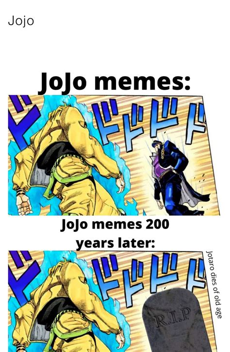 JoJo's Bizarre Adventure meme