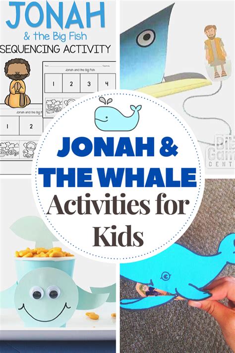 Jonah and Whale Activities for Kids