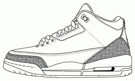 Air Jordan 1 Coloring Page