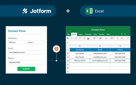 JotForm Excel to PDF