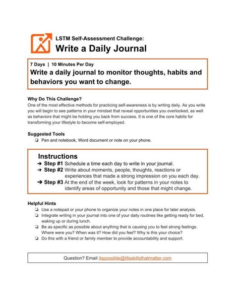 Journal Entry Template Example