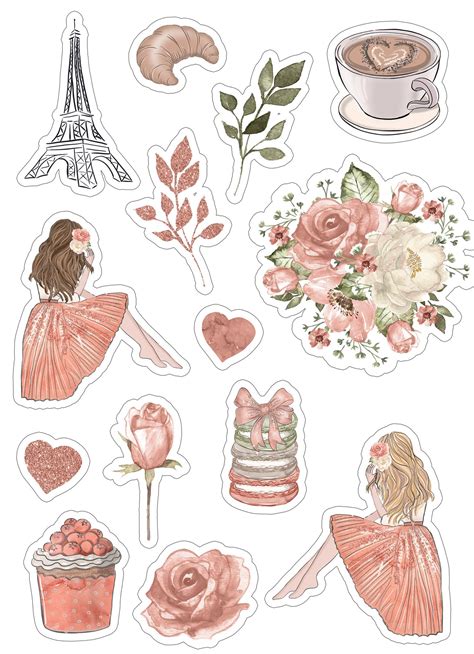 Journal Printable Stickers Designs