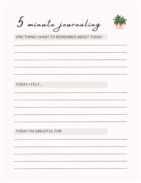 Journal Template