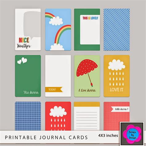 Journaling Cards and Inserts