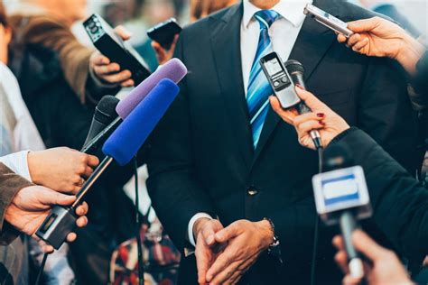 A journalist conducting an interview