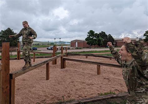 JROTC cadets participating in a leadership competition