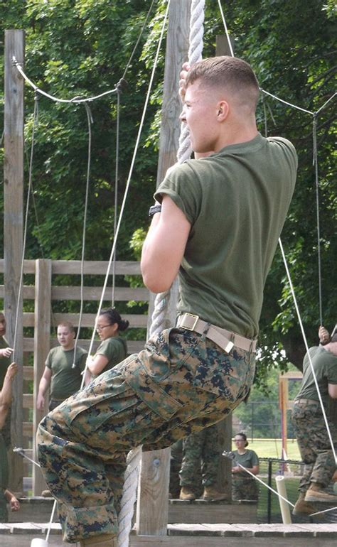 JROTC cadets participating in a leadership exercise