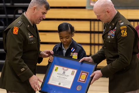 JROTC cadets serving in the military