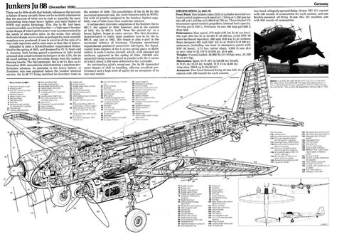 Ju 88 technical drawing