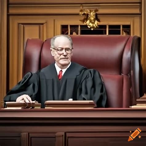 Judge Presiding Over a Court