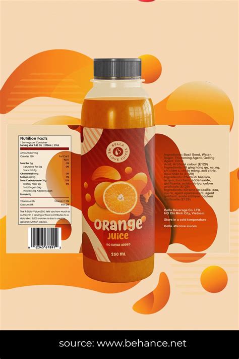 Juice Label Design Inspiration