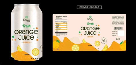 Juice Label Design Templates